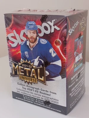2021-22 Upper Deck Skybox Metal Universe NHL Hockey Factory Sealed Blaster Box - Image 1 of 4