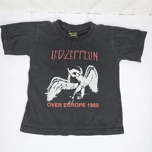 Camisa Led Zeppelin "Tour Over Europe" Berlín 1980 Último Concierto Talla Grande Niño - Imagen 1 de 5