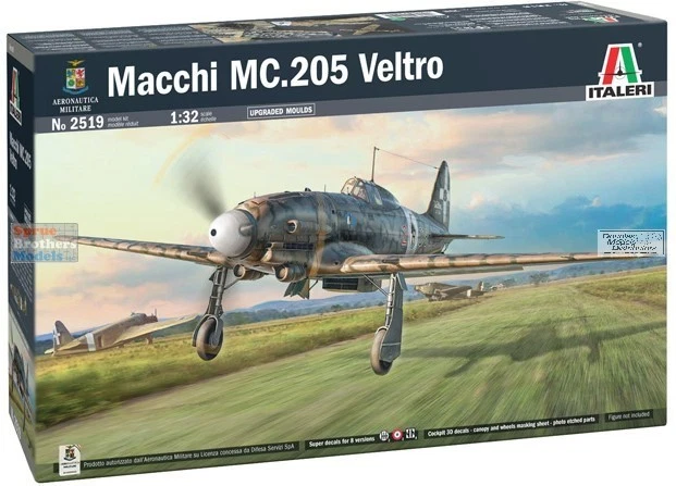 ITALERI IT2519JP 1/32 WW2 ITALIAN MAKI MC.205 BERTRO Japanese Ins