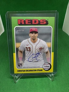 Autógrafos Topps Heritage Christian Encarnación-Strand RC 2024 #ROA-CE - Imagen 1 de 2