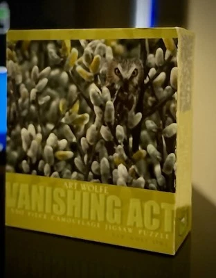 ART WOLFE VANISHING ACT 550 Piece camouflage jigsaw Puzzle Cases-tete Sealed NIB - Image 1 of 4