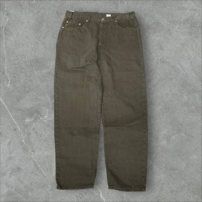 Pantalones de mezclilla vintage Deadstock Levi’s 550 para hombre 38x32 marrón nuevos con etiquetas relajados hechos en Estados Unidos RARO Foto 1 de 4