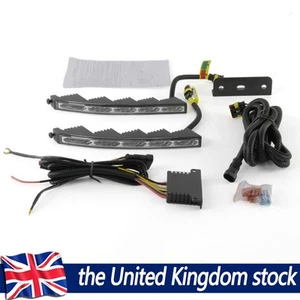 2Pcs DRL Daytime Running Lights LED Bumper Lights For VW T5 T6 Day Driving Lamp - Picture 1 of 7