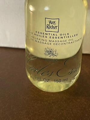 Yves Rocher Cypress Soothing & Relaxing Bath Essential Oil N Glass Bottle 5 oz - Image 1 of 4