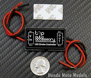 LED Brake Stop 12V Light Strobe Flash Safety Module Controller for Honda Moto