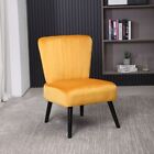 Crushed Velvet Shell Scallop Oyster Accent Occasional Chair Dining - Refurbished