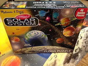 Solar System Floor Puzzle Extra Large Melissa & Doug Space Planets Puzzle - Picture 1 of 10