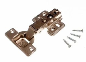 3 Pairs Of Steel Slide On Cabinet Hinges C/Form slide on F/O 35mm 95° Onestopd - Picture 1 of 1