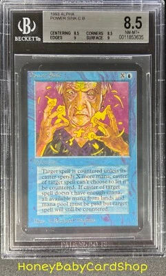 MTG Limited Edition Alpha 1993 Power Sink BGS 8.5Q++ (Baby Quad++) NM/MT+ 93/94 - Image 1 of 4