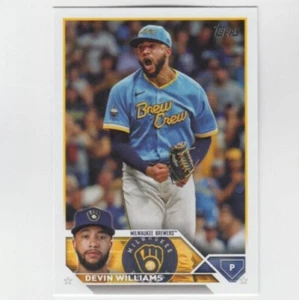 (10) Devin Williams 2023 TOPPS UPDATE SERIES CARD LOT #US91 MILWAUKEE BREWERS - Picture 1 of 1