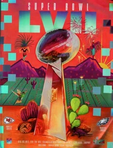Superbowl LVII Official Game Program Kansas City Chiefs VS Philadelphia Eagles - Imagen 1 de 1