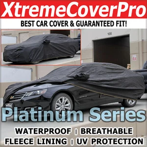 2016 2017 2018 2019 BUICK CASCADA WATERPROOF CAR COVER W/MIRROR POCKET BLACK - Picture 1 of 11