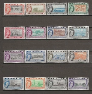 Bahamas 1954/63 SG 201/216 como nuevo - Imagen 1 de 2