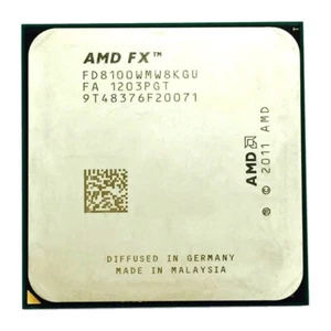 USED TESTED AMD FX-8100 CPU 8-Core 2.8GHz 8M with mobo/cooler AM3+95W Processor - Afbeelding 1 van 4