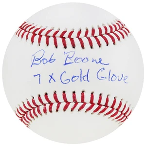 Bob Boone Signed Rawlings Official MLB Baseball w/7x Gold Glove - (SCHWARTZ COA) - Picture 1 of 1