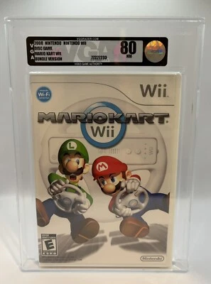 Mario Kart Wii (Nintendo, 2008) VGA Graded 80 Brand New and Factory Sealed - Image 1 of 4