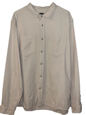 BDG Urban Outfitters Beige Button-Up Shirt – XL Relaxed Fit Workwear Style - Image 1 of 4
