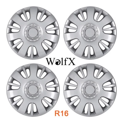 Cubiertas de rueda de 16" 4 piezas tapacubos completos a presión R16 para Chevrolet Cavalier Malibu Foto 1 de 4