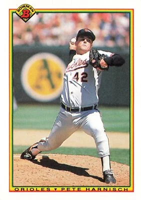 Pete Harnisch #247 1990 Bowman Baltimore Orioles - Image 1 of 2
