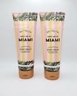 Bath & Body Works Meet Me In Miami Ultimate Hydration Body Cream 8 oz Set of 2