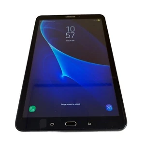 Samsung Galaxy Tab A 2016 SM-T585 32 GB Wi-Fi y 4G desbloqueado 10,1 pulgadas negro DK396 - Imagen 1 de 9