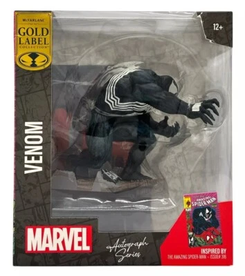 McFarlane Toys Marvel Venom Gold Label Autograph Series 1:10th Scale Figure - Image 1 of 4