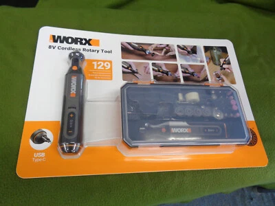 WORX WX106L 8V Rotary WORX WX106L 8V CORDLESS ROTARY TOOL USB TYPE-C+129 PC. - Image 1 of 4