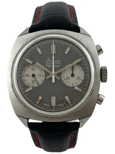 Stowa Reverse Panda Remontage Manuel Chronographe Hommes Landeron 248, Travaux - Picture 1 of 5
