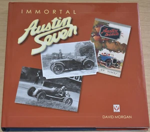 IMMORTAL AUSTIN SEVEN Vintage Car Motoring History NEW Longbridge Atom Racing - Foto 1 di 8