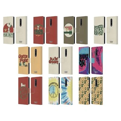 OFFICIAL PEANUTS WOODSTOCK 50TH LEATHER BOOK WALLET CASE FOR BLACKBERRY ONEPLUS - Image 1 of 4