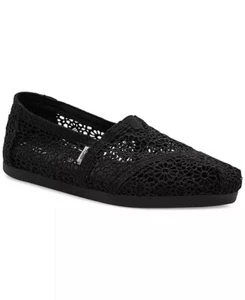 Toms Women's Alpargata Moroccan Crochet Slip-On Flats sz 6 new - Picture 1 of 5
