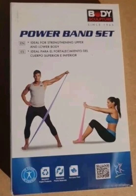 Juego de bandas eléctricas para escultura corporal nuevas en caja bandas de resistencia Foto 1 de 4