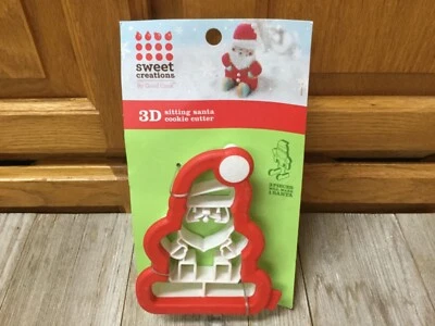Cortador de galletas Good Cook Sweet Creations 3D sentado Santa Foto 1 de 2
