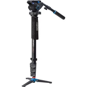 Benro Aluminium 4 Serie Flip-Lock Video Einbeinstativ Kit mit S6 Fluidkopf A48FDS6 - Bild 1 von 5
