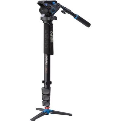Benro Aluminum 4 Series Flip-Lock Video Monopod Kit w/S6 Fluid Head A48FDS6 - Image 1 of 4