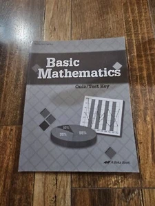 Abeka Basic Mathematics 7th Grade 5th Edition Teacher Quiz/Test Key - Picture 1 of 1