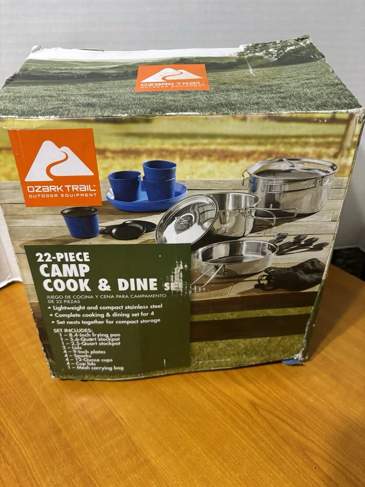 Ozark Trail 22pc Camp Cook & Dine Set