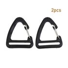 Alloy Hooks Spring Quickdraws Clip Triangle Carabiner Keychain Belt Buckles
