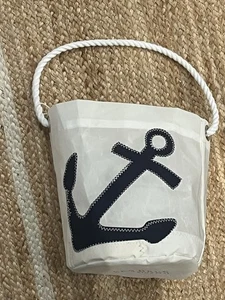 Sea Bags Maine Navy Anchor Bucket Bag - Einzelhandel $50 - neu mit Etikett - Bild 1 von 6