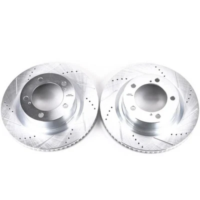 PowerStop fits Lexus 16-19 LX570 Front Evolution Drilled & Slotted Rotors - Pair Foto 1 de 4