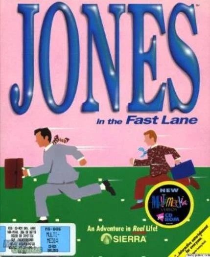 Jones in the Fast Lane PC CD-ROM classic career success business sim board game! - Image 1 of 1