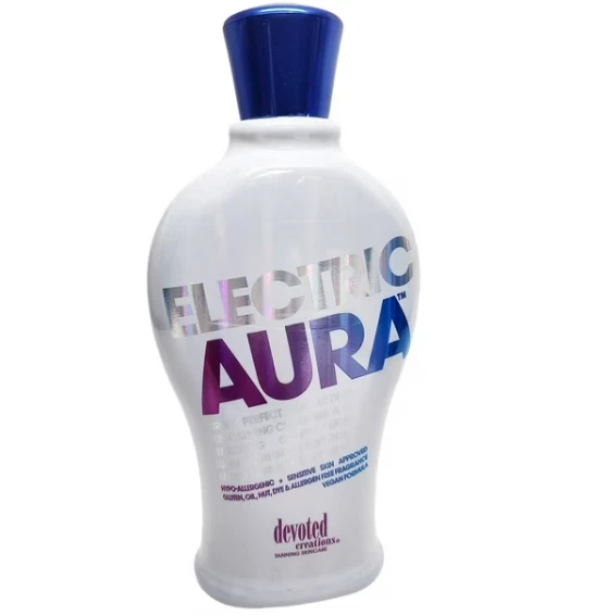 Devoted Creations Electric Aura Tanning Lotion Hypoallergenic Sensitive Skin - Image 1 of 1
