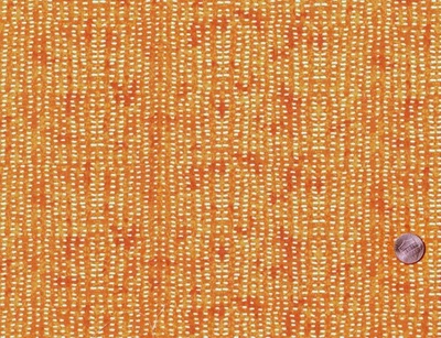 SEEDS by  Cori Dantini, TANGERINE ORANGE, 100% Cotton Fabric - 1 YARD CUTS - Image 1 of 2