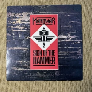 Manowar - Sign Of The Hammer LP 1984 10 Records – DIX 10 UK Press VG/VG+ - Picture 1 of 9