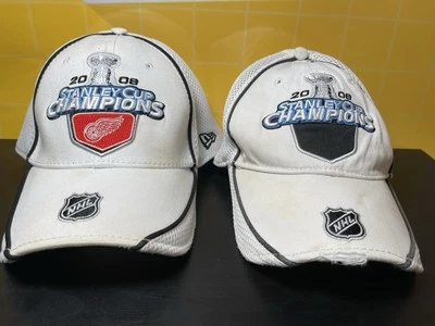 Stanley Cup Lote 2 Campeones 2008 Detroit Red Wings Oficial NHL Talla Única Sombrero Foto 1 de 4