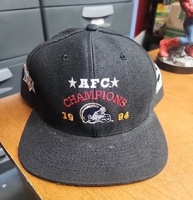 NEW Vtg 1994 San Diego Chargers Hat Cap Snapback AFC Champions ABC Sports - Image 1 of 4