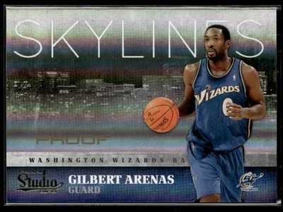 2009-10 Panini Studio Gilbert Arenas Skylines Proofs #/199 - Image 1 of 2