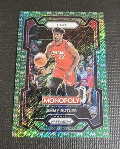 Jimmy Butler 2023 Panini Prizm Monopoly Green Millionaire Shimmer /20 Warriors - Picture 1 of 3
