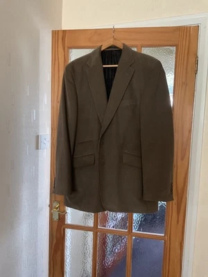 Marks & Spencer - Autograph - Corduroy Jacket/Blazer - Size 44L -  Neutral - Image 1 of 4