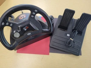 Mad Catz PlayStation Analog & Digital Steering Wheel W/ Pedals & Shifter - Picture 1 of 5